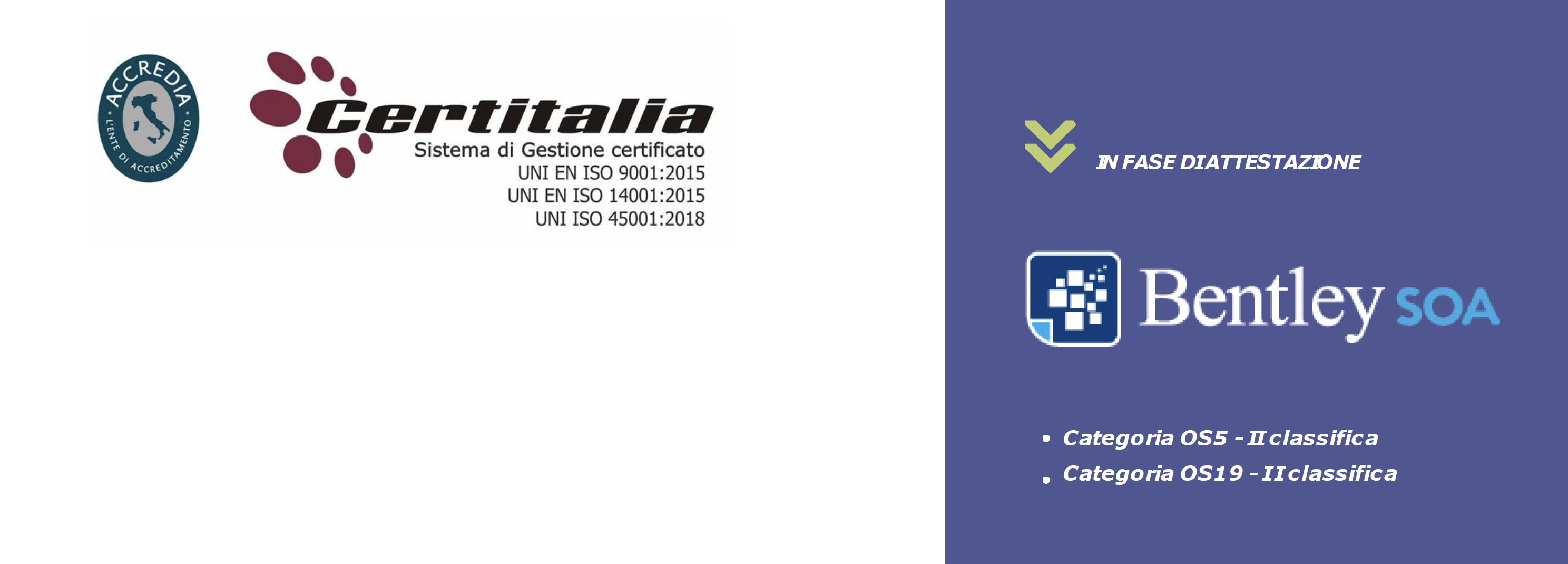certificazioni